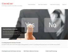 Tablet Screenshot of mycheckcare.com